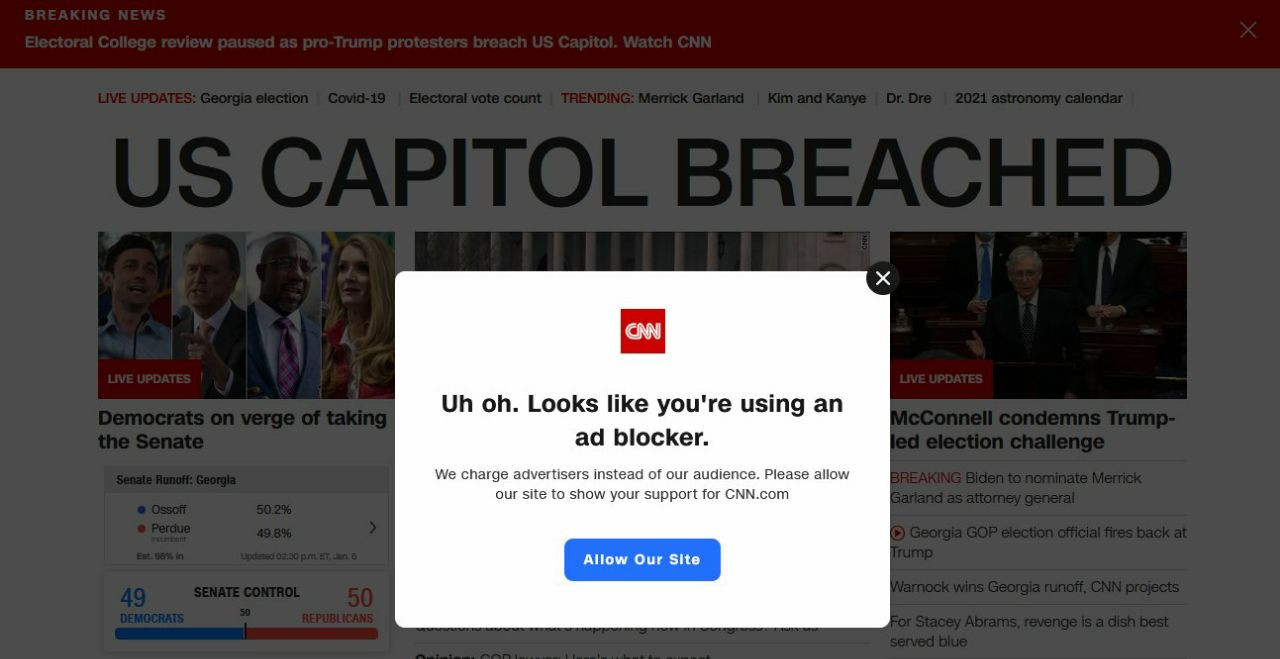 Uh oh. Looks like you're using an ad blocker